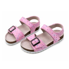 Dětské kožené sandálky Star Pink